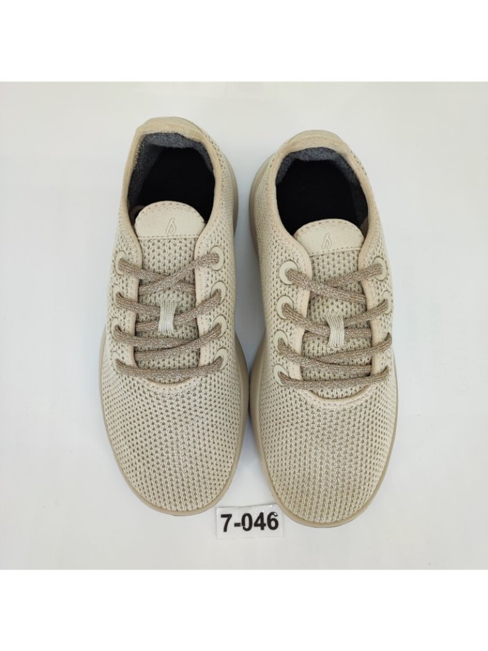 Allbirds Tree Runner Women's Size 7 US Beige Knit Sneakers TR3WWHE070-0624HL - Picture 2 of 9